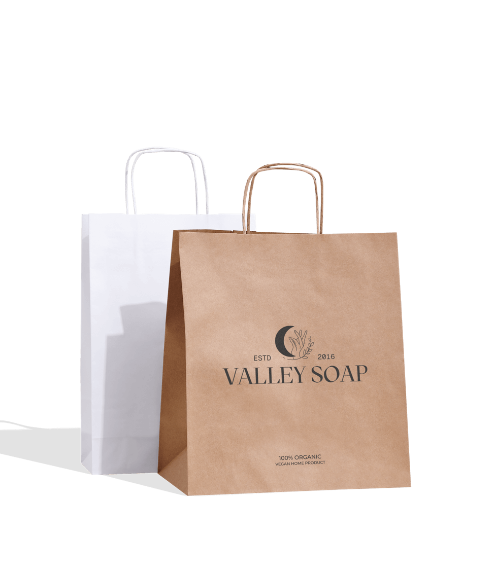 personalized paper shopping bags